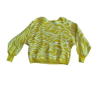 Daniel Rainn Yellow White Box Sweater Medium